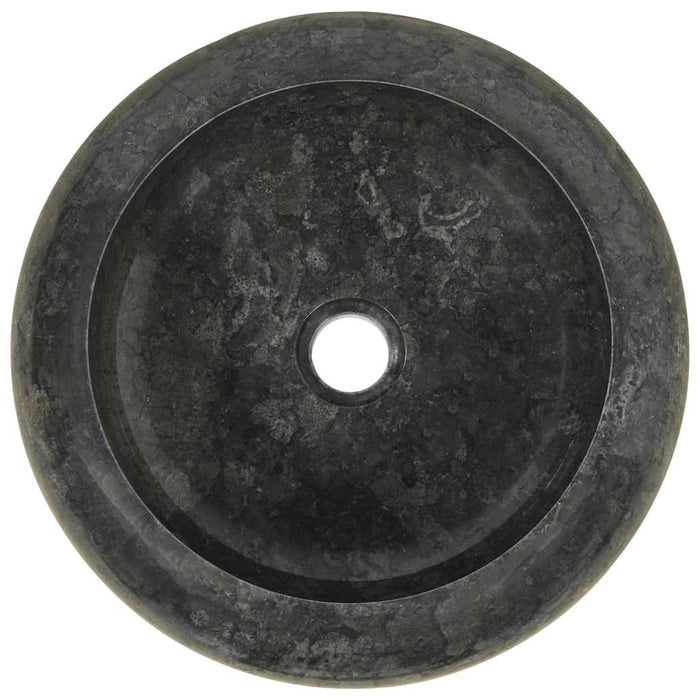 Lavandino-Lavabo-Lavello 40x12 cm in Marmo Nero 635576