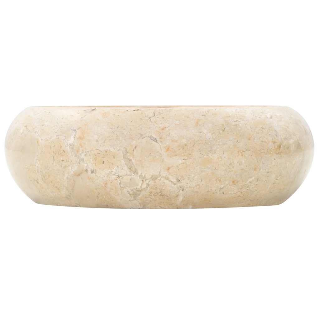 Lavandino-Lavabo-Lavello 40x12 cm in Marmo Crema 728634