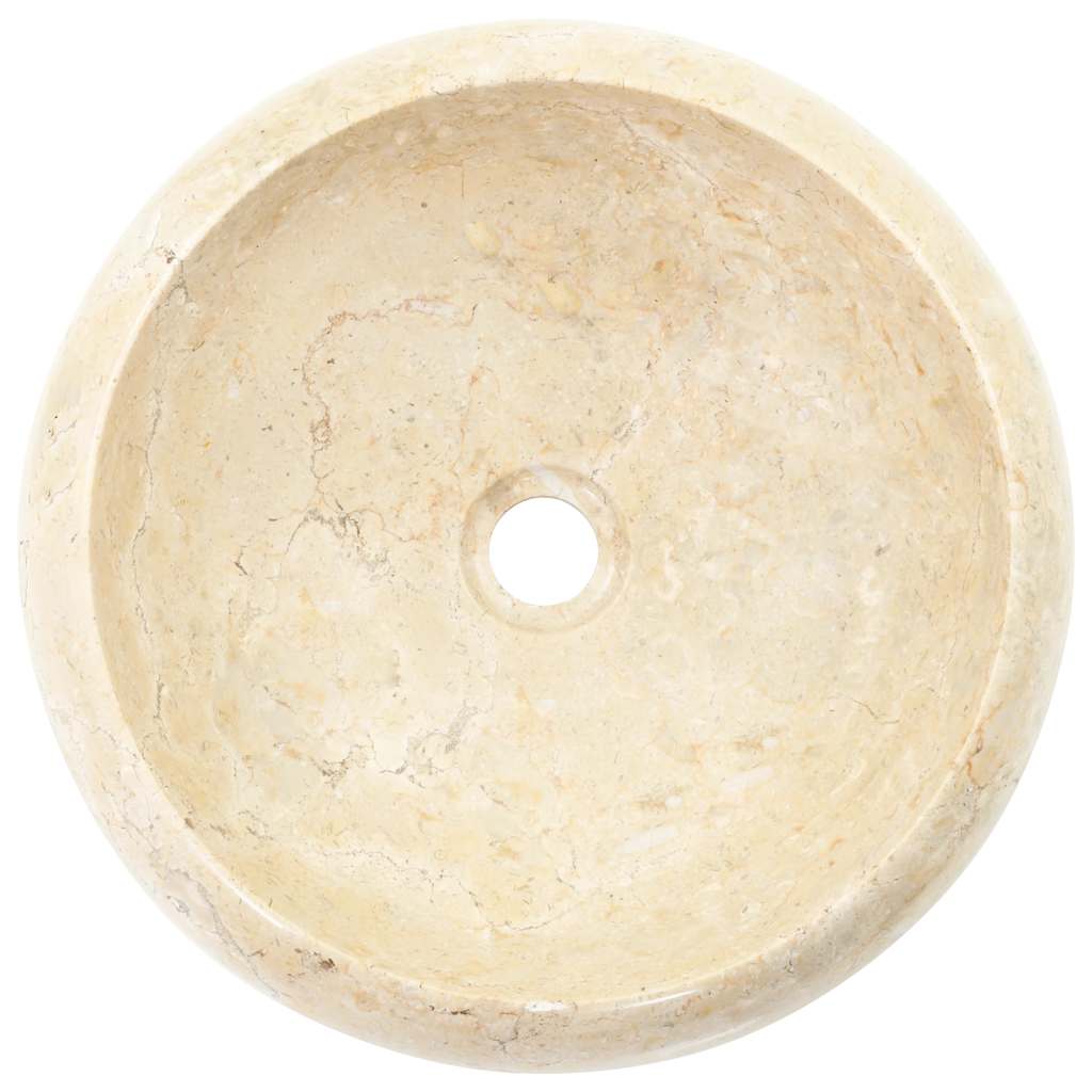 Lavandino 40x12 cm in Marmo Crema cod mxl 51039