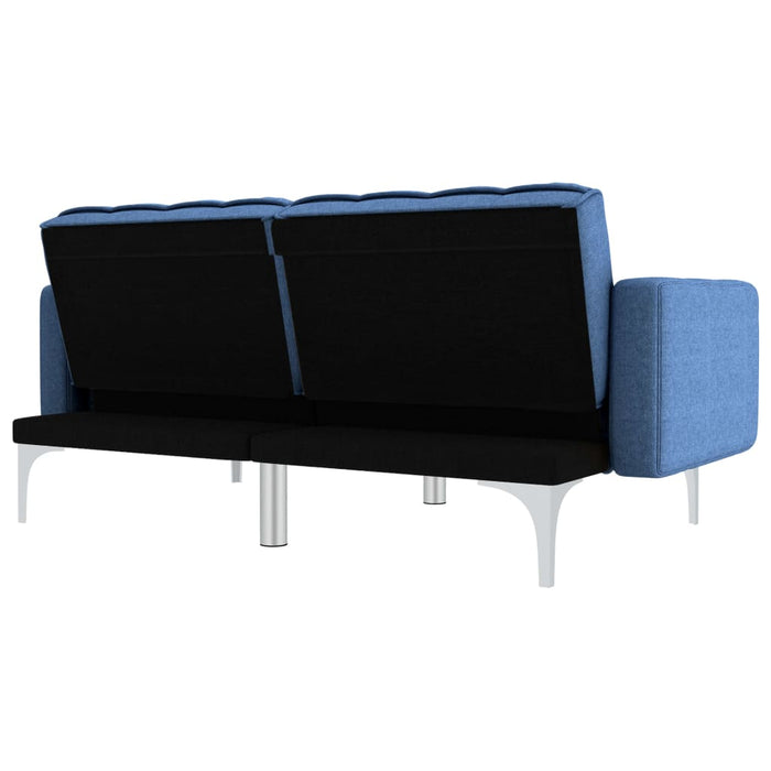 Divano Letto Blu in Tessuto 247220