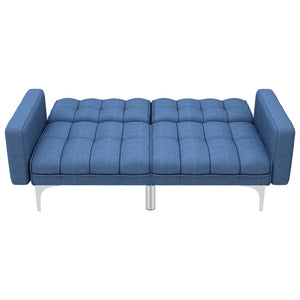 Divano Letto Blu in Tessuto 247220