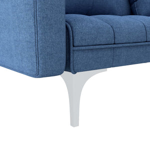 Divano Letto Blu in Tessuto cod mxl 17736