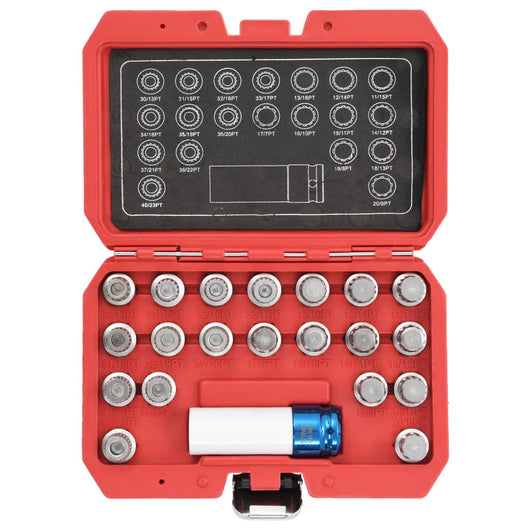 Set di Bussole per Rimozione Dadi 21 pz per BMW 210489