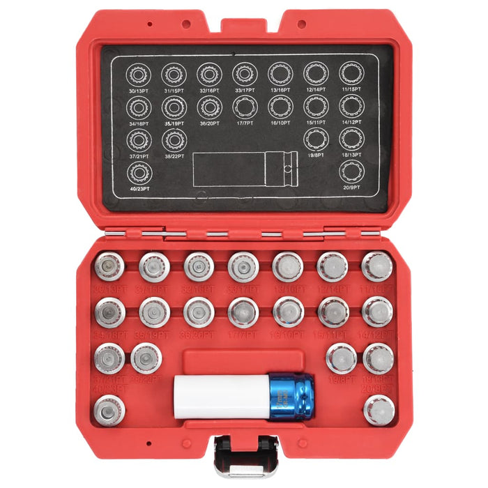 Set di Bussole per Rimozione Dadi 21 pz per BMW 210489