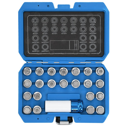 Set di Bussole per Rimozione Dadi 23 pz VAG 210490