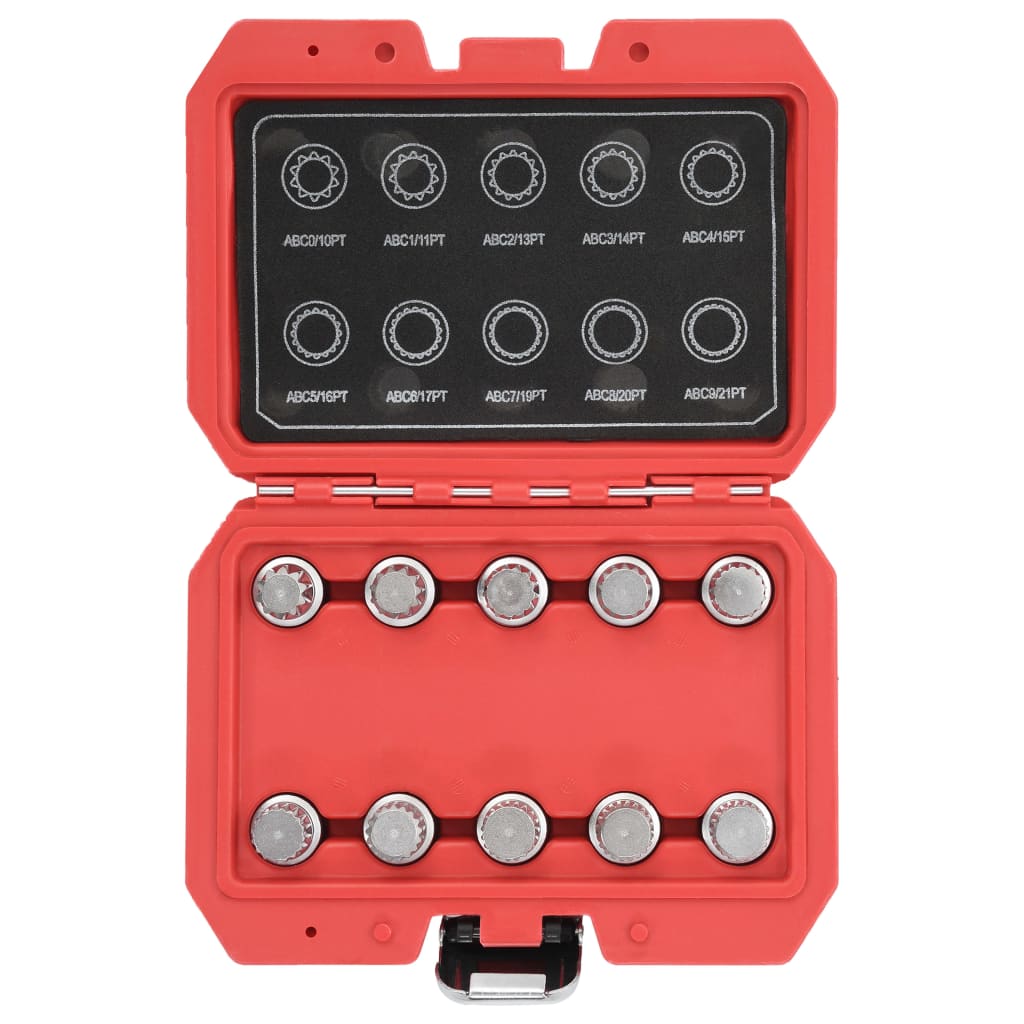 Set di chiavi per dadi antifurto ruote 10 pezzi per VW 02_0004206
