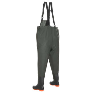 Pantaloni Impermeabili con Stivali Verdi Taglia 42 133657