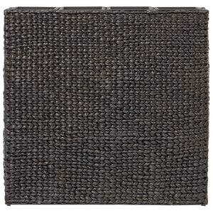 Fioriere da Giardino con 4 Vasi in Giacinto Intrecciato Nere 45576