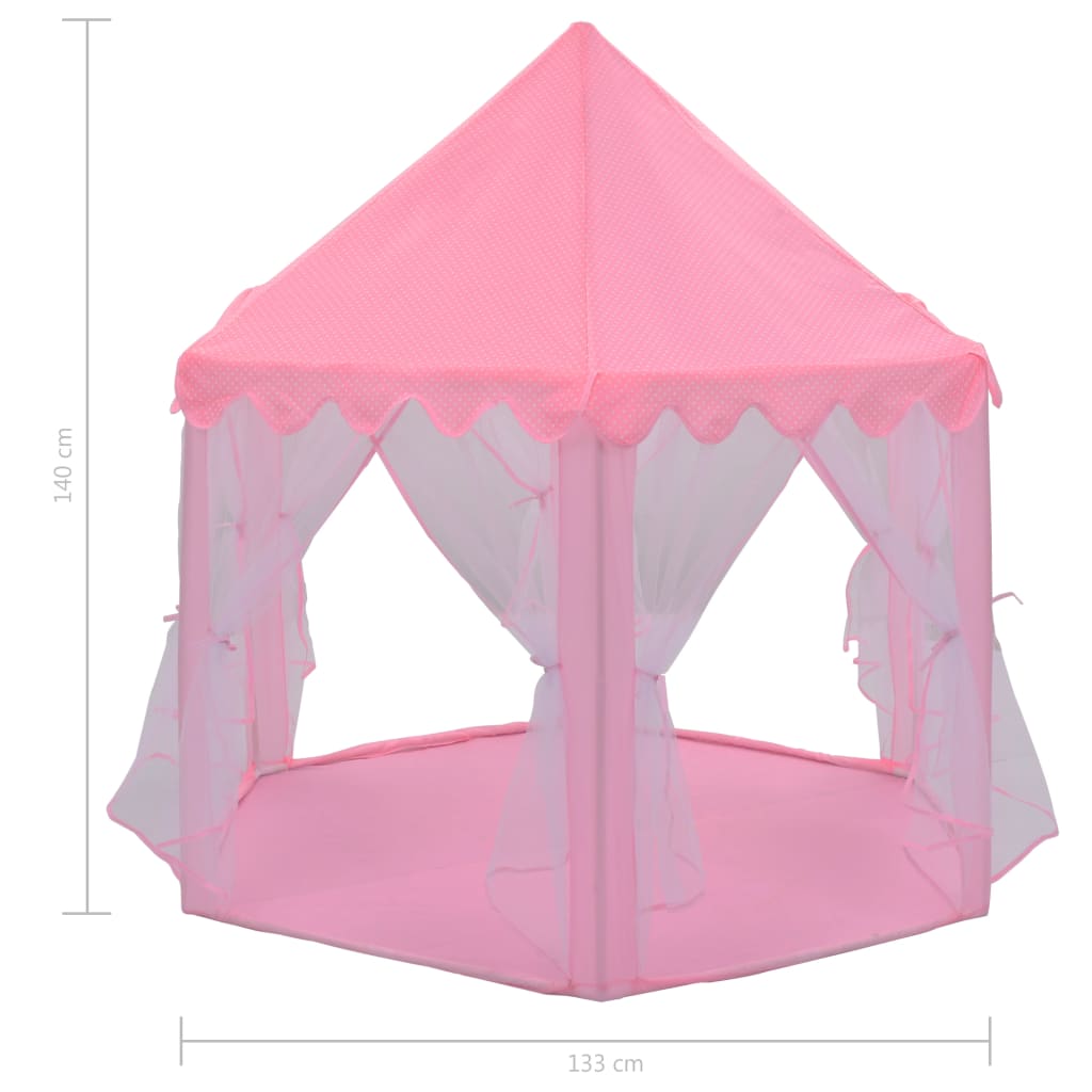 Tenda da gioco Princess 133 x 140 cm rosa 02_0005201