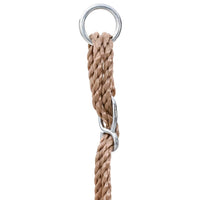 Altalena per Bambini con Cintura di Sicurezza Cotone Legno Blu