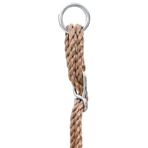 Altalena per Bambini con Cintura di Sicurezza Cotone Legno Blu