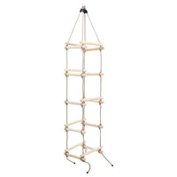 Scala di Corda per Bambini 200 cm in Legno  cod mxl 74273