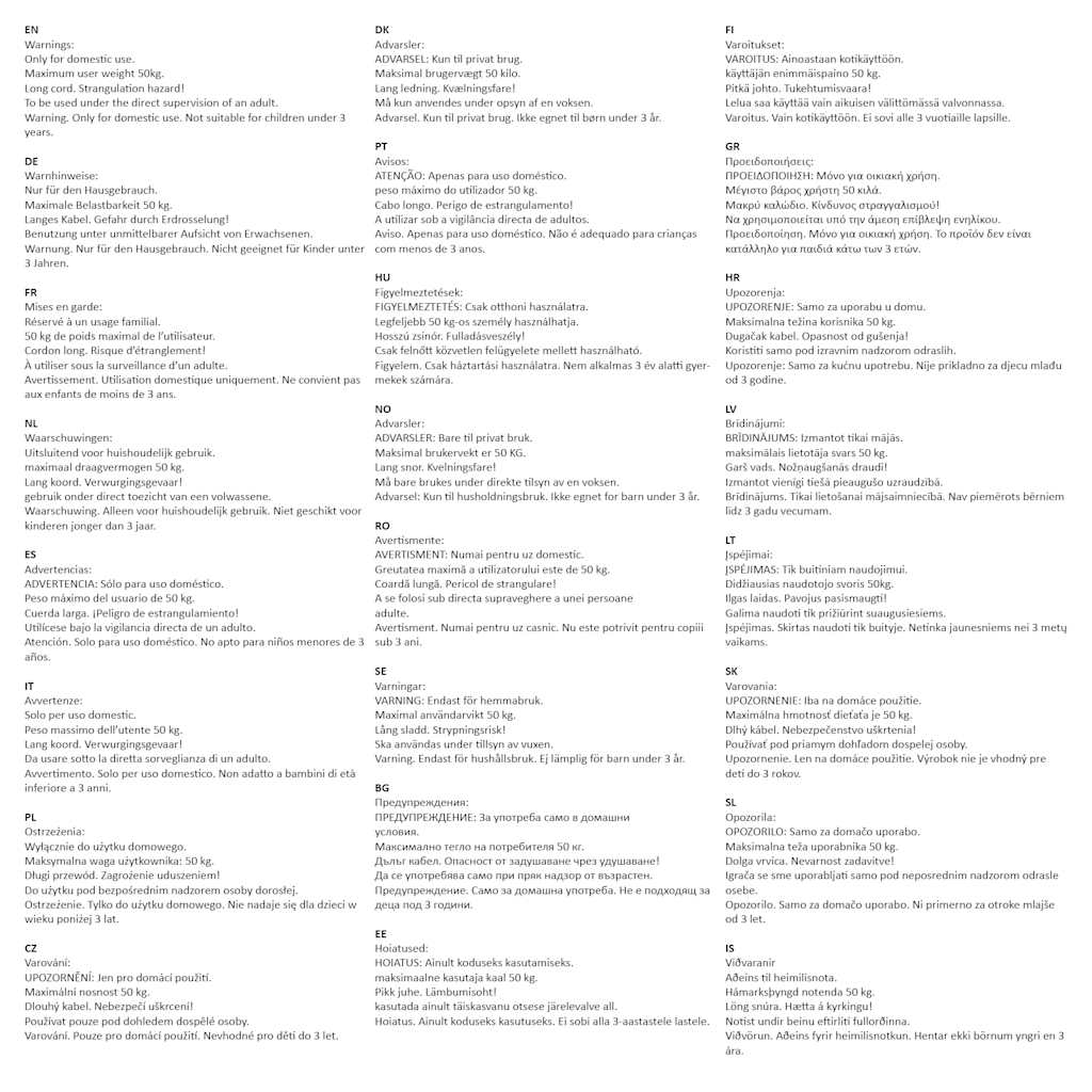 Scala di Corda per Bambini 200 cm in Legno 91802