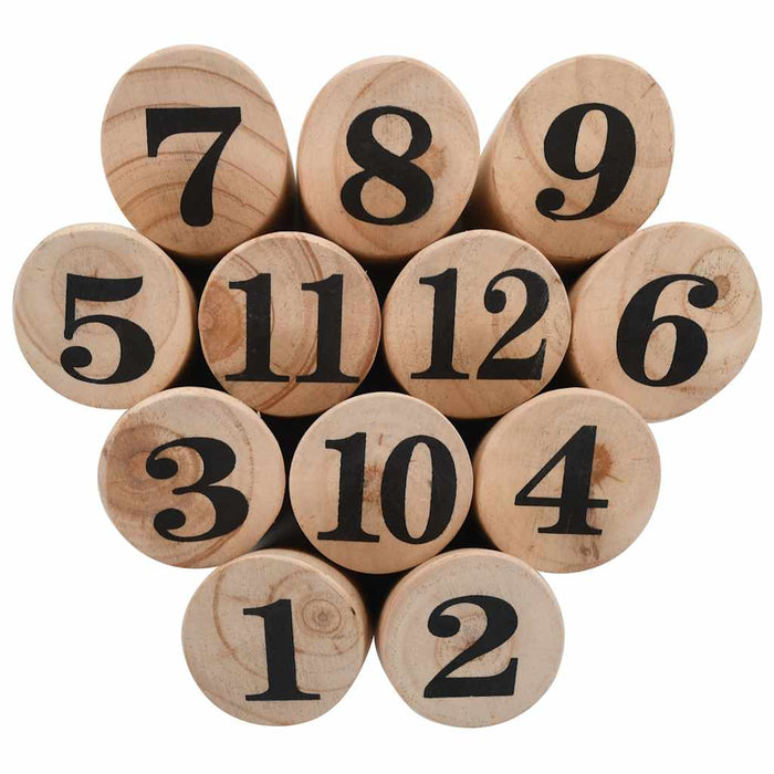 Set di Giochi in Legno Kubb Numerici cod mxl 72006
