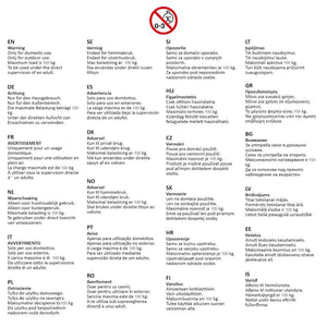 Altalena 110 cm 100 kg Verde 91808