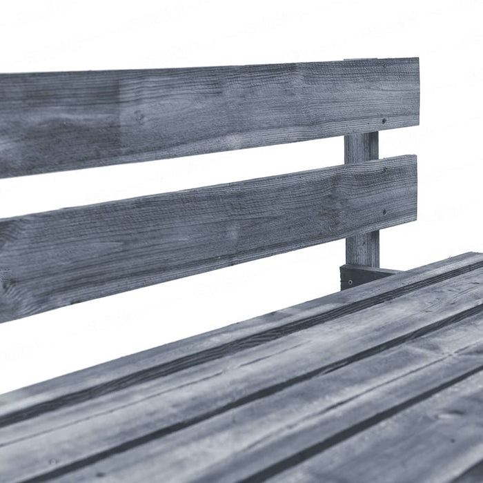 Divano da Giardino a Pallet con Cuscini Grigi in Legno di Pino 275288