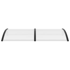 Pensilina per Porta Nera 200x100 cm in PCcod mxl 73043