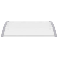 Pensilina per Porta Grigia 120x100 cm in PC 45628