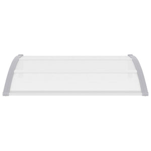 Pensilina per Porta Grigia 120x100 cm in PC cod mxl 11540