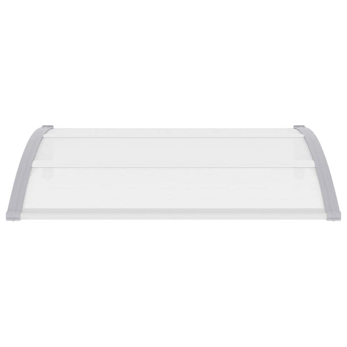 Pensilina per Porta Grigia 120x100 cm in PC cod mxl 11540