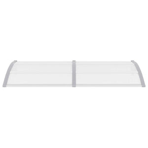 Pensilina per Porta Grigia 200x100 cm in PC cod mxl 11548