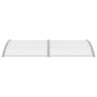 Pensilina per Porta Grigia 200x100 cm in PC 45630