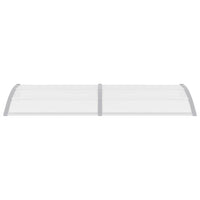 Pensilina per Porta Grigia 240x100 cm in PC cod mxl 10384