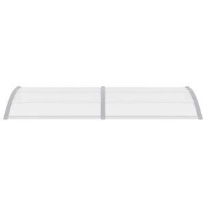 Pensilina per Porta Grigia 240x100 cm in PC cod mxl 10384