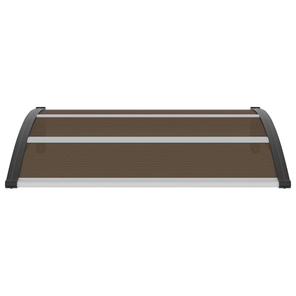 Pensilina per Porta Nera 120x100 cm in PC 45633