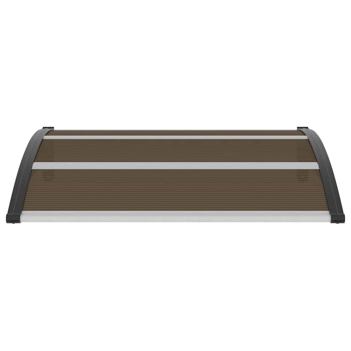 Pensilina per Porta Nera 120x100 cm in PC