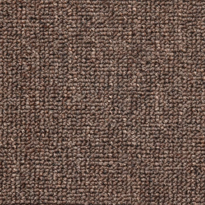 Tappetini per scale 15 pz 56x17x3 cm Marrone caffè Semicircolari 133880