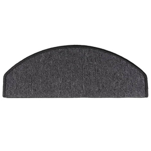 Tappetini per Scale 15 pz Antracite 65x24x4 cm cod mxl 71074