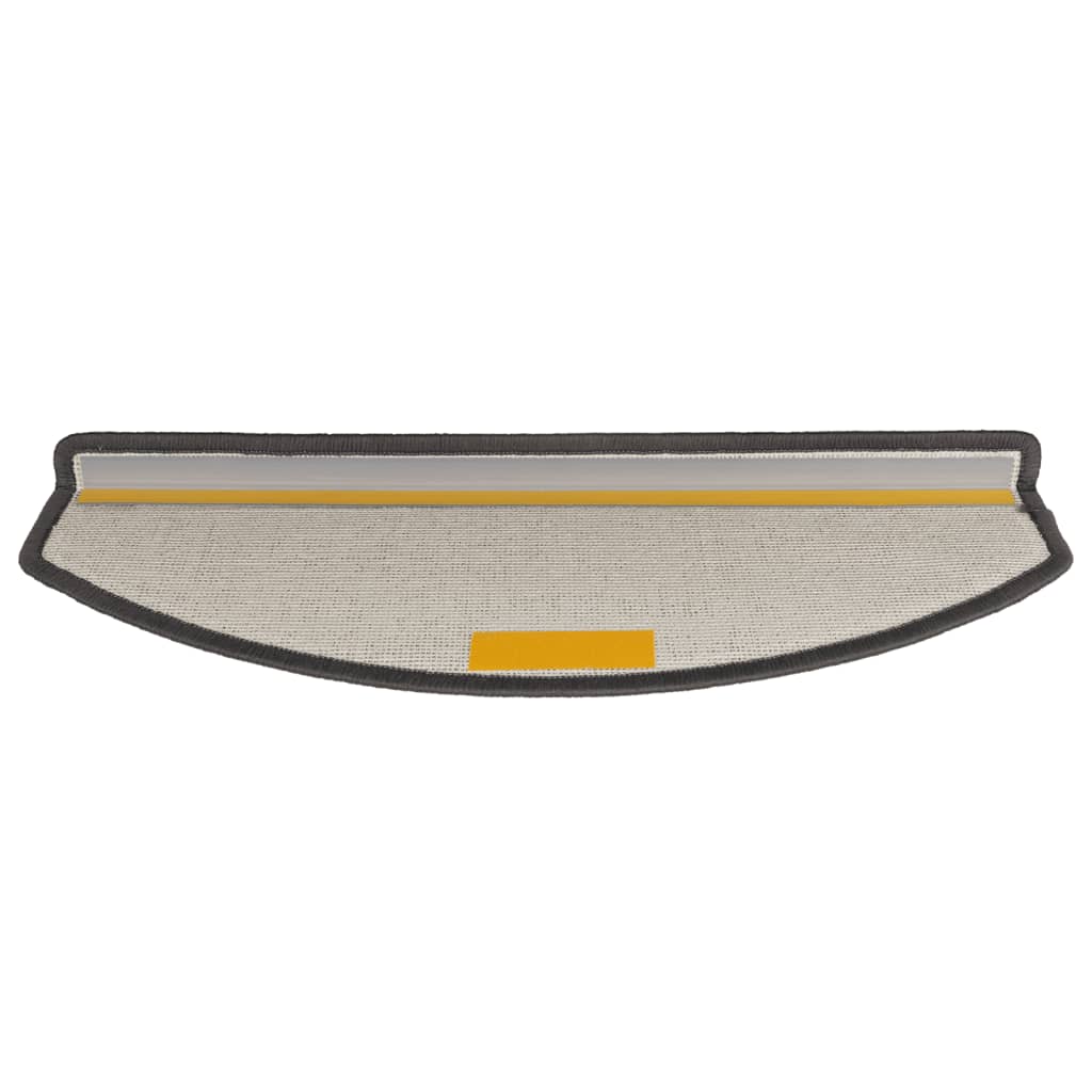 Tappetini per Scale 15 pz Grigio Scuro 65x24x4 cm cod mxl 78614