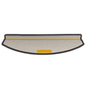 Tappetini per scale 15 pz 65x24x4 cm Grigio scuro Semicircolari Grandi 133885