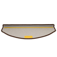 Tappetini per Scale 15 pz Marrone Caffè 65x24x4 cm