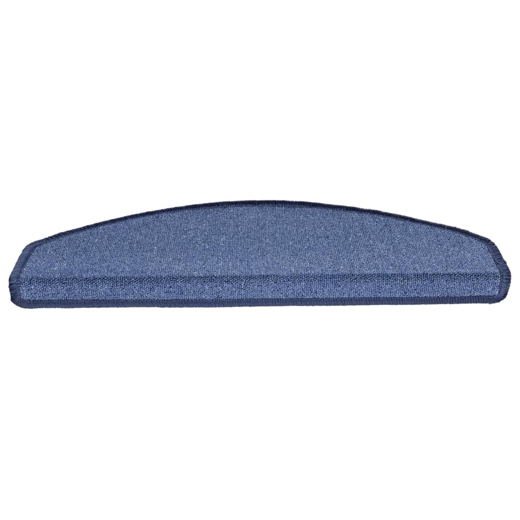 Tappetini per Scale 15 pz Blu 65x24x4 cm 133891