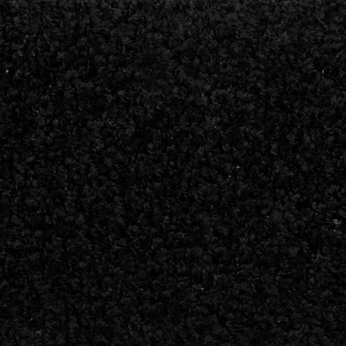 Tappetini per scale 15 pz 65x21x4 cm Nero Semicircolari Grandi 133901