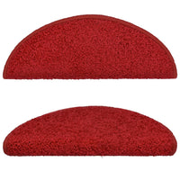 Tappetini per Scale 15 pz Rossi 65x21x4 cmcod mxl 118977