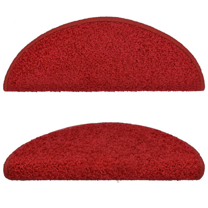 Tappetini per Scale 15 pz Rossi 65x21x4 cmcod mxl 118977