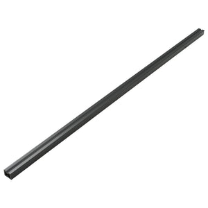 Pavimento per Esterni in WPC Pieno Accessori 10 m² 2,2 m Nero 275671