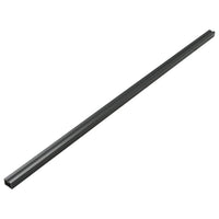 Pavimento per Esterni in WPC Pieno Accessori 26 mÂ² 2,2 m Nero