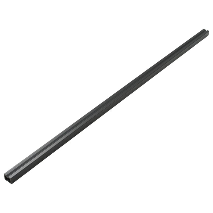 Pavimento per Esterni in WPC Pieno Accessori 30 m² 2,2 m Nero 275675