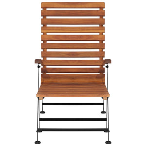 Sedia a Sdraio per Esterni in Legno Massello d'Acacia 44390