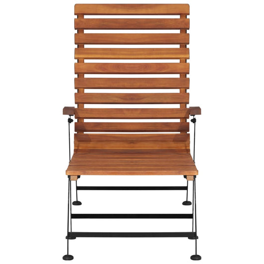 Sedia a Sdraio per Esterni in Legno Massello d'Acacia 44390