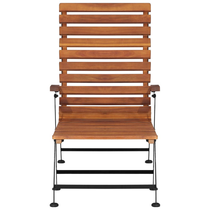 Sedia a Sdraio per Esterni in Legno Massello d'Acacia 44390