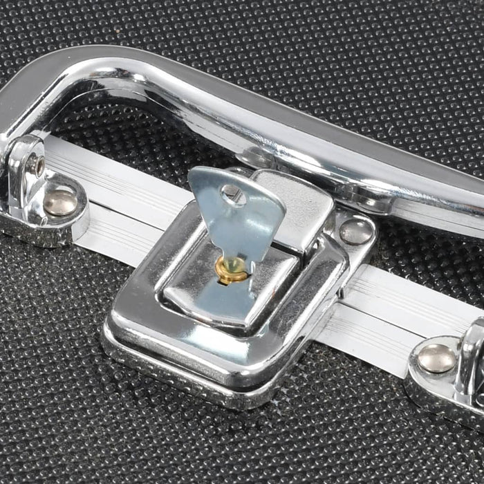 Valigia per Cosmetici 22x30x21 cm Nera in Alluminio 91829