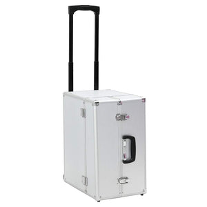 Valigia Trolley Pilota 47x39x27 cm in Alluminio Argento  cod mxl 66147