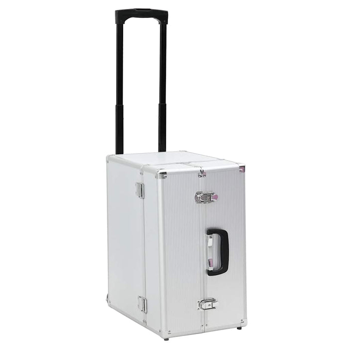 Valigia Trolley Pilota 47x39x27 cm in Alluminio Argento  cod mxl 66147