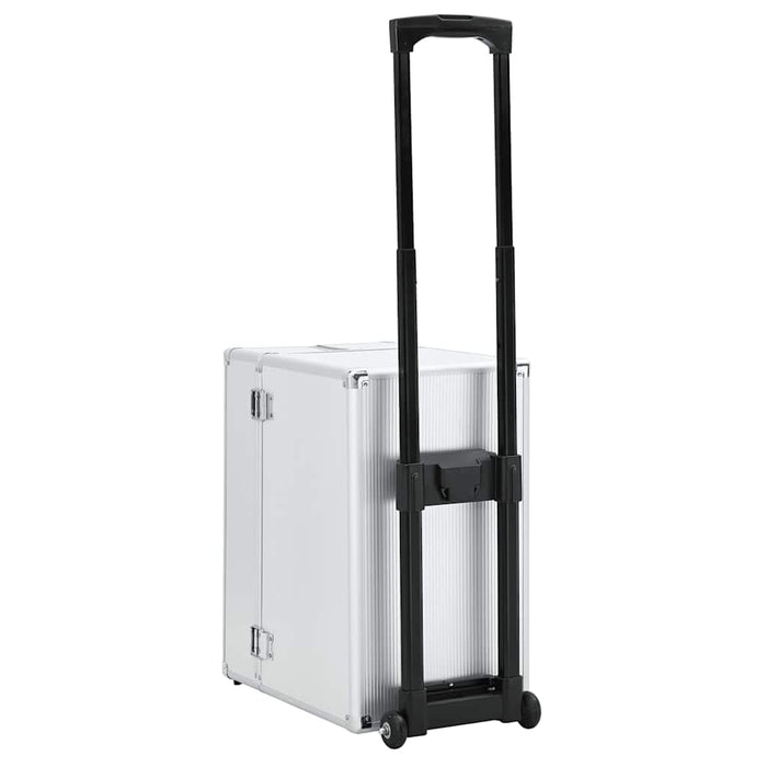 Valigia Trolley Pilota 47x39x27 cm in Alluminio Argento  cod mxl 66147