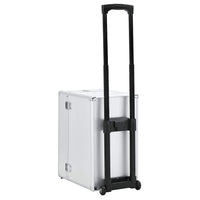 Valigia Trolley Pilota 47x39x27 cm in Alluminio Argento 91844
